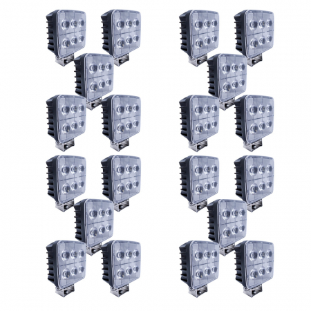 20-pack NIZLED W36RF Arbetsbelysning 36W (4200 lumen), arbetsljuspaket i gruppen Billyd / LED-Belysning / LED-lamper / Arbeidslys hos BRL Electronics (SETW36RFX20)