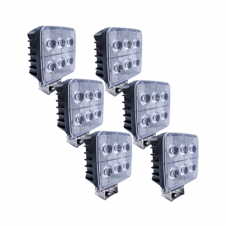 6-pakke NIZLED W36RF, bak-/arbeidslys, 36W, arbeidslyspakke i gruppen Billyd / LED-Belysning / LED-lamper / Arbeidslys hos BRL Electronics (SETW36RFX6)
