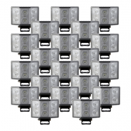20-pack NIZLED W60 Vinklad arbetsbelysning 60W (5600 lumen), arbetsljuspaket i gruppen Billyd / LED-Belysning / LED-lamper / Arbeidslys hos BRL Electronics (SETW60RFAX20)