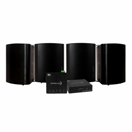 Dayton Audio WB40A & 2 par DLS MB5i, hvit i gruppen Pakkeløsninger / Pakker for hjemmet / Multiroompakker hos BRL Electronics (SETWB40APKT6)
