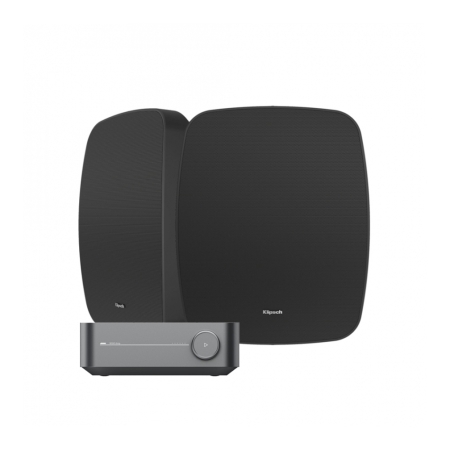 Klipsch RSM-525 i svart med Wiim Amp, utendørspakke i gruppen Pakkeløsninger / Pakker for hjemmet / Stereopakker hos BRL (SETWIIMAMPPKT6)