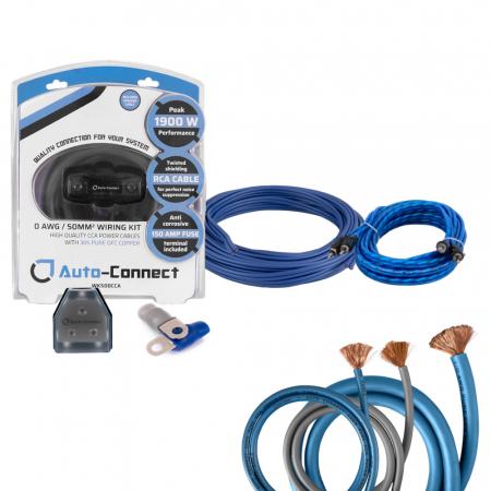 Système Audio de Z pcsc20kabelkit 20mm² avec câble OFC Power cuivre OFC 99,9% Kit branchement pour amplificateur de Z PCSC 2