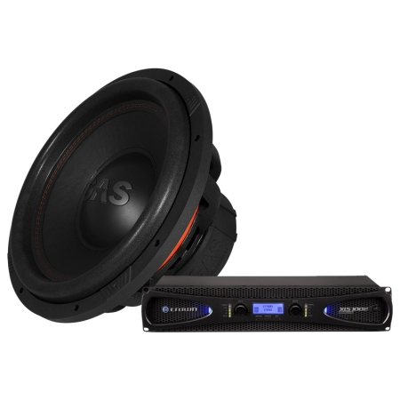 Crown XLS-1002 med GAS MAX S1-15D2, bygg-selv subwooferpakke i gruppen Pakkeløsninger / Pakker for hjemmet / Høyttalerpakker hos BRL (SETXLS1002PKT2)