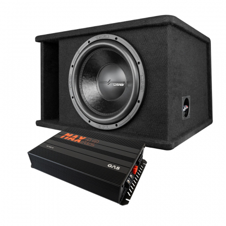 DS18 ZR112LD og GAS MAX A2-800.1D, baspakke i gruppen Pakkeløsninger / Pakker for bilen / Basspakker hos BRL Electronics (SETZR112LDPKT1)