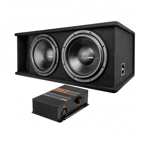DS18 ZR212LD med GAS MAX PA1-1500.1DZ1, tungt baspakke i gruppen Pakkeløsninger / Pakker for bilen / Basspakker hos BRL Electronics (SETZR212LDPKT2)