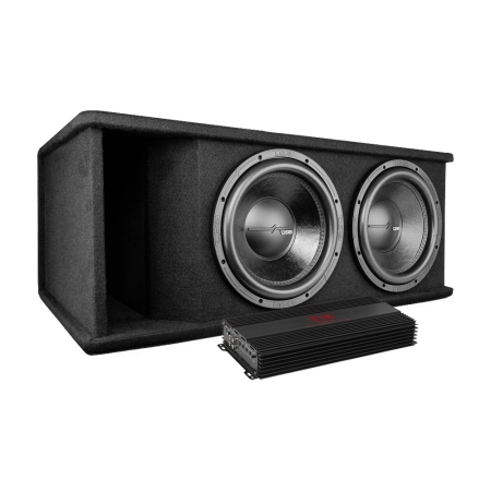 DS18 ZR212LD med Bass Habit RA3600W, 2x12 basspakke i gruppen Pakkeløsninger / Pakker for bilen / Basspakker hos BRL (SETZR212LDPKT4)