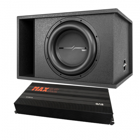 DS18 ZXI-112LD.RG med GAS MAX A2-1500.1DL, baspakke i gruppen Pakkeløsninger / Pakker for bilen / Basspakker hos BRL Electronics (SETZXI112LDRGPKT1)