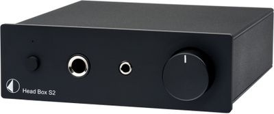Pro-Ject Head Box S2, svart hodetelefonforsterker