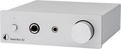 Pro-Ject Head Box S2, sølv hodetelefonforsterker
