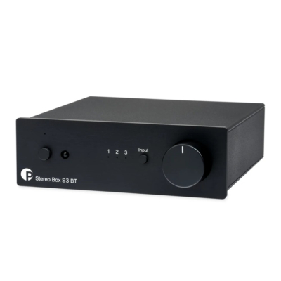 Pro-Ject Stereo Box S3 BT, integrert stereoforsterker, svart