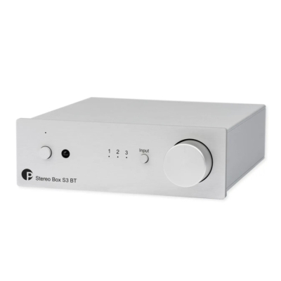 Pro-Ject Stereo Box S3 BT, integrert stereoforsterker, sølv