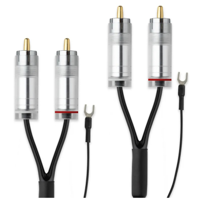 Pro-Ject Connect It Phono S RCA platespillerkabel med jordledning, 1.23 meter