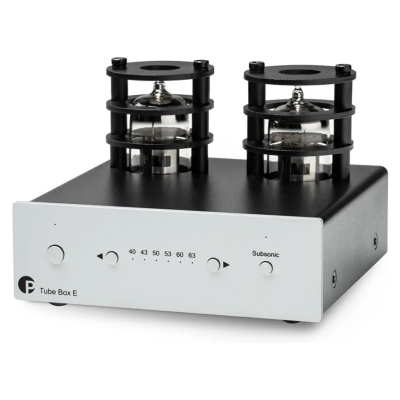 Pro-Ject Tube Box E RIAA-trinn, sølv