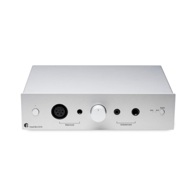 Pro-Ject Head Box S3 B, balansert hodetelefonforsterker, sølv