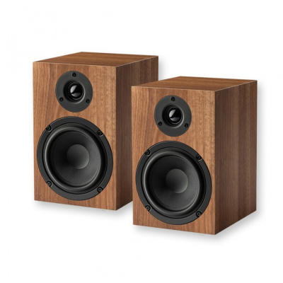 Pro-Ject Speaker Box 5 E, stativhøyttalere, par, valnøtt