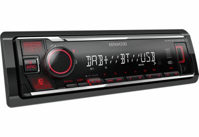 Kenwood KDC-BT408DAB, bilstereo med Bluetooth, kort chassis og DAB+