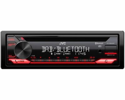 JVC KD-DB622BT, bilstereo med Bluetooth, CD og DAB+