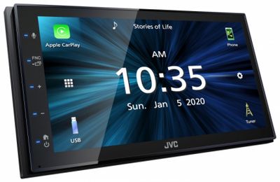 JVC KW-M560BT, smart bilstereo med Bluetooth, USB/AUX og 3 par lavnivå utganger