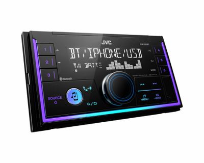 JVC KW-X850BT, bilstereo med Bluetooth, AUX/USB og 3 par lavnivå