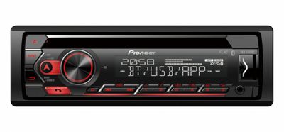 Pioneer DEH-S420BT, bilstereo med Bluetooth, AUX og USB