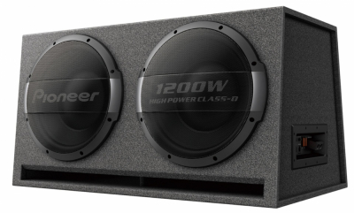 Pioneer TS-WX1220AH, aktiv portet 2x12 tommers basskasse 600W RMS