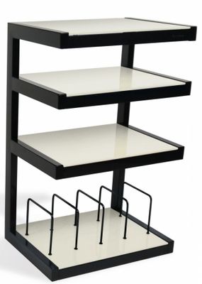 Norstone Esse Hifi Vinyl, hvit stereobenk