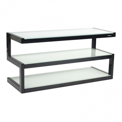 Norstone Esse AV Mediebenk, Satin Svart / Frostet