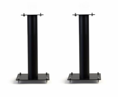Norstone Stylum 1, høyttalerstativ svarte 50 cm høye