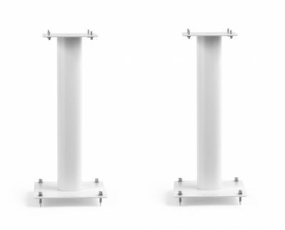 Norstone Stylum 1, høyttalerstativ hvite 50 cm høye