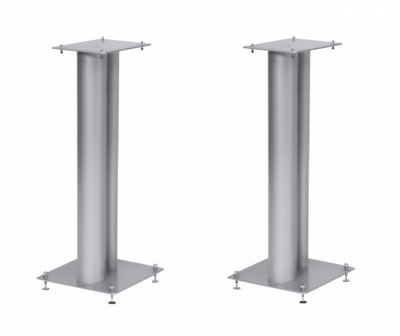 Norstone Stylum 2, høyttgalerstativ sølv 60 cm høye