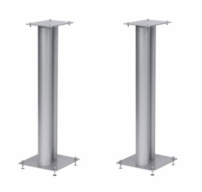 Norstone Stylum 3, høyttgalerstativ sølv 80 cm høye