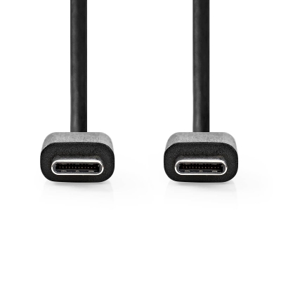 NEDIS CCGL60700 USB-C 2.0-kabel, svart, 1 meter
