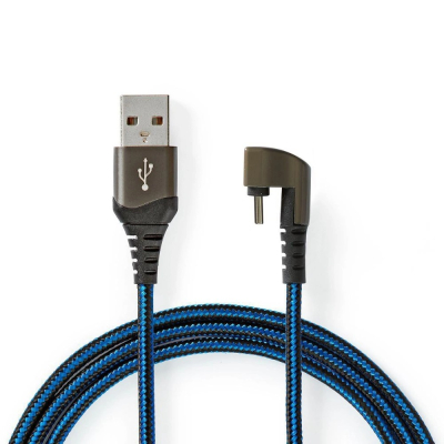 Nedis USB-A til USB-C-kabel, 180°-kontakt, 2 meter