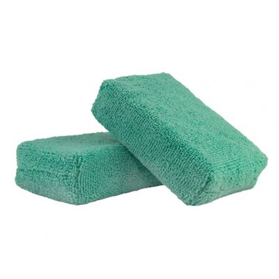 Chemical Guys Premium Grade Microfiber Applicators 2-pakk, blå