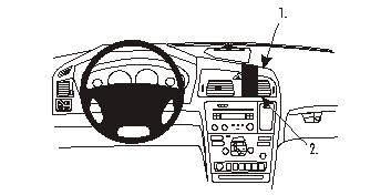Brodit Forsterket ProClip, Volvo V70 N/XC70 00-08