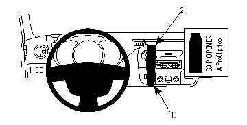 Brodit Forsterket ProClip, Nissan/Opel/Renault