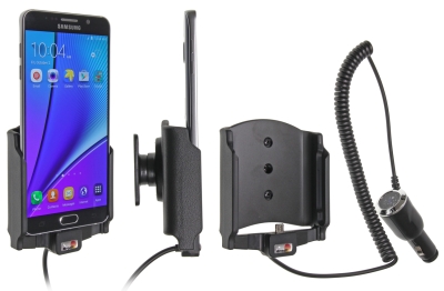 Brodit Aktiv holder med cigarettkontakt, Samsung Galaxy Note 5 