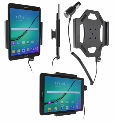 Brodit Aktiv holder med cigarettkontakt, Samsung Galaxy Tab S2 9.7 SM-T810/SM-T813/SM-T815/SM-T819 