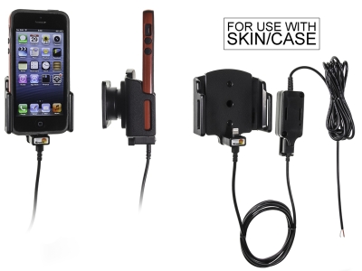 Brodit Aktiv holder for fast montering, Apple iPhone 12 Mini/13 Mini/5/5C/5S/SE