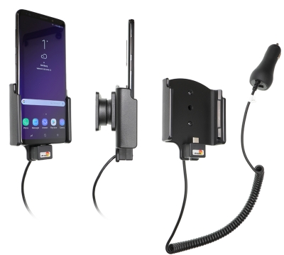 Brodit Aktiv holder med cigarettkontakt, Samsung Galaxy S9+ 
