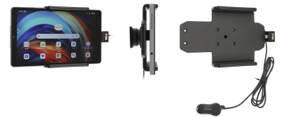 Brodit Aktiv holder med USB-kabel og cigarettadapter, Lenovo Tab M8 4th Gen 