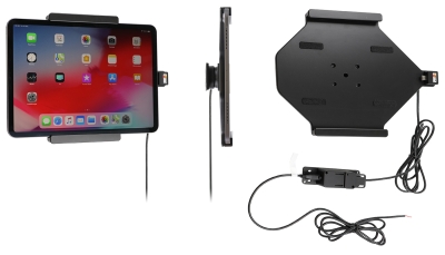 Brodit Aktiv holder for fast installasjon, Apple iPad Air 11 (A2902, A2903, A2904)/Air 11 2025 M3 (A3266, A3267, A2370)/Air 4th Gen (A2072, A2316, A2324, A2325)/Air 5th Gen (A2588, A2589, A2591)/Pro 11 2018 (A1980, A2013, A1934, A1979)/Pro 11 2020 2nd Gen