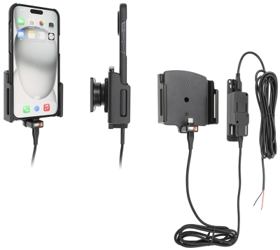 Brodit Aktiv holder for fast installasjon, Apple iPhone 15 Plus/15 Pro Max/16 Plus/16 Pro Max