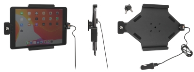 Brodit Holder med nøkkellås, Apple iPad 10.2 7th Gen (A2197, A2198, A2200)/8th Gen (A2428, A2429, A2430, A2270)/9th Gen (A2602, A2603, A2604, A2605)