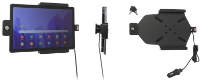 Brodit Holder med nøkkel-lås, Samsung Galaxy Tab A7 10.4 (2020) SM-T500/SM-T505 