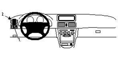 Toyota Corolla 98-01, Venstre