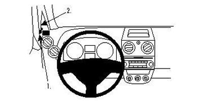 ProClip Monteringsbøyle Mitsubishi Colt 09-14, Venstre