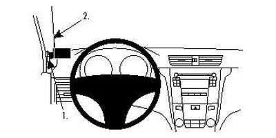 ProClip Monteringsbøyle Suzuki Kizashi 10-15, Venstre