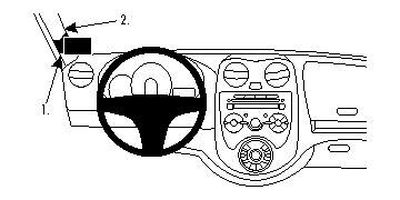 Nissan Micra 11-14, Venstre