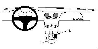 Fiat Barchetta 95-07, Konsoll